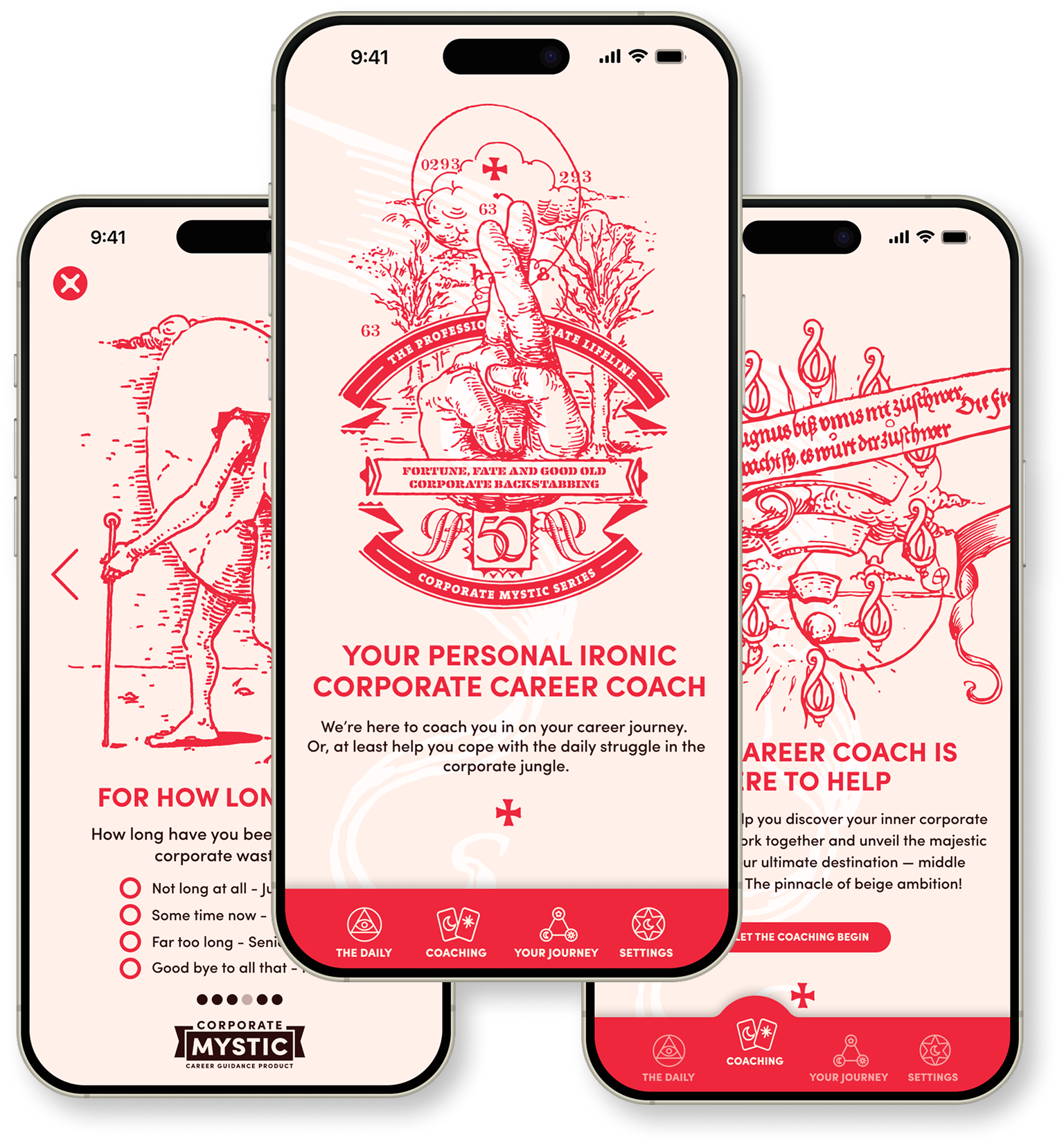 Corporate Mystic app