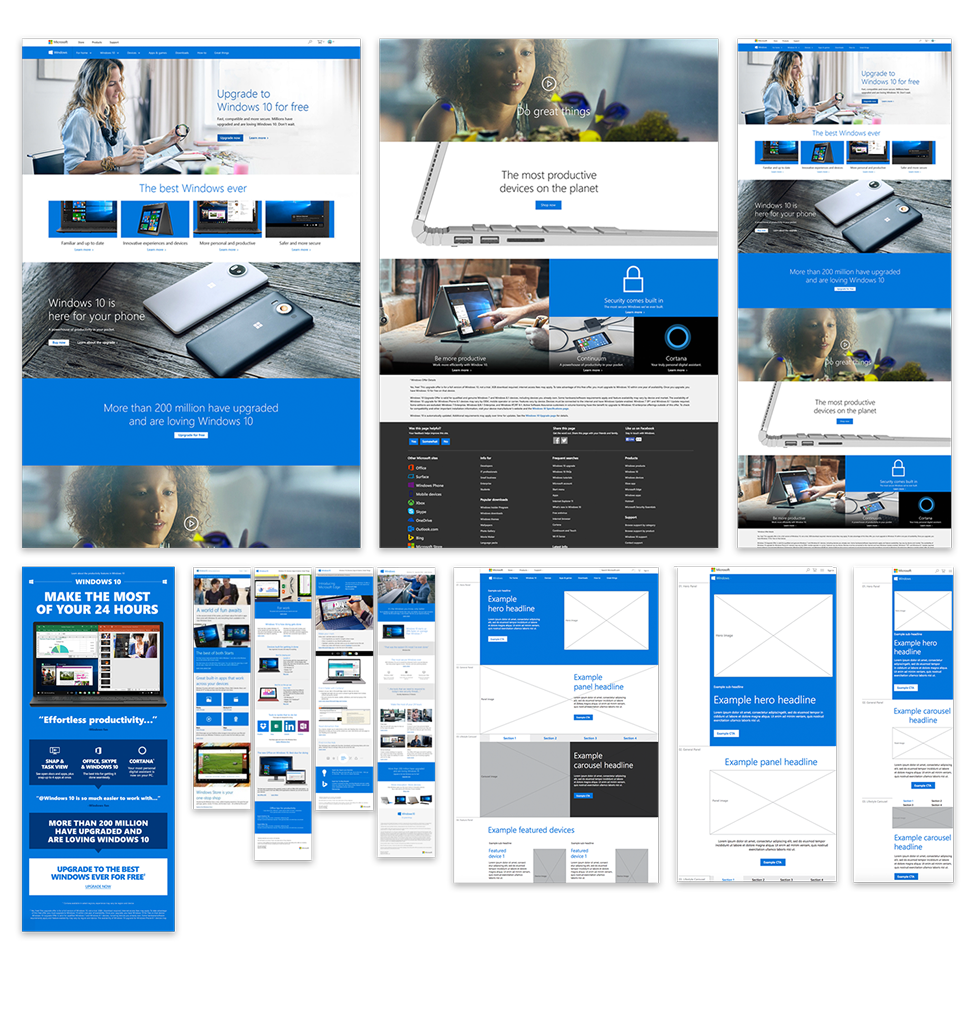 Windows 10 launch campaign